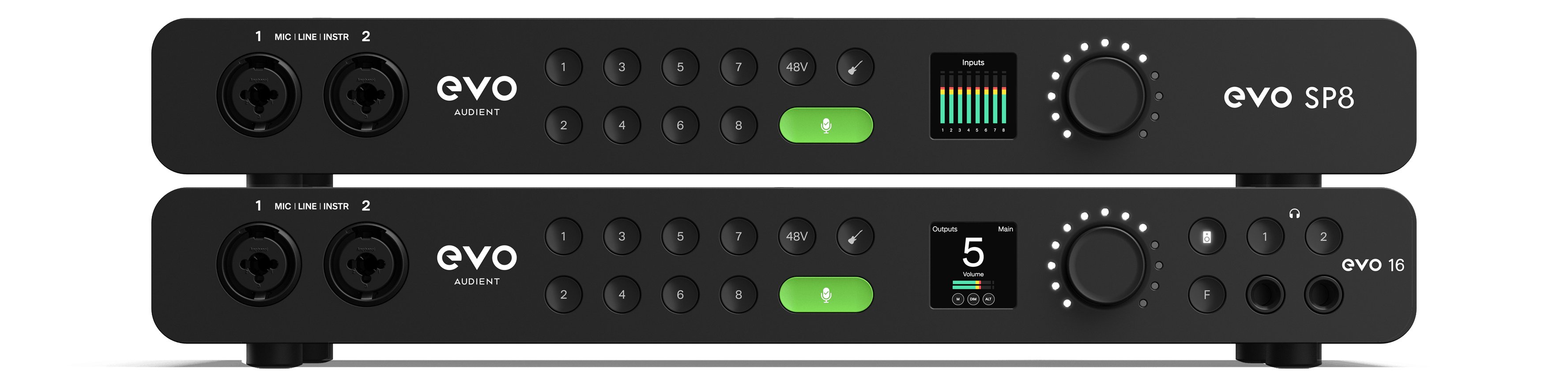 EVO SP8 - 8 Channel Smart Preamp with AD/DA - Andertons Music Co.
